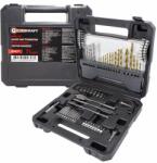 ForceKraft Set de 71 bucăți de burghie, adaptoare și biți (FS-50651) Set capete bit, chei tubulare