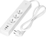 ORNO Prelungitor inteligent Wi-Fi 3 prize, 2x USB, alb (O-OR-SH-17520_W)