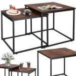 Springos HF0024 MĂSUȚE DE CAFEA 50 x 50 x 50 CM, 45 x 45 x 45 CM (HF0024) Masa de cafea