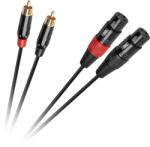 Cabletech Cablu de conectare Cabletech XLR - 2RCA 1m (L-KPO2930)