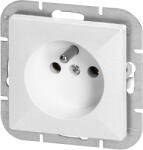 ORNO Priză încastrată simplă 2P+E Pearl, 16A, 250V, PT-16P, albă (O-OR-OE-7705_W)