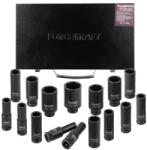 ForceKraft Set de capete de impact lungi 1/2" 10-36mm (FS-54560) Set capete bit, chei tubulare