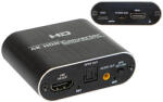  Convertor extractor TOSLINK HDMI la HDMI+audio cu adaptor de alimentare (91-203-)