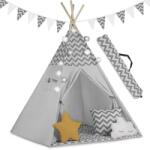 Nukido Cort Teepee cu lumini Nukido - gri (J-740021)