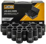 JCB Set de Adaptoare Impact Profund 1" Cr-Mo 12-Fațete 14 Piese (FS-64929) Cheie tubulara