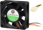 Jing Da Fan Ventilator PC 60x20mm 12V cu rulment cu bile 3-pin (85-623-)