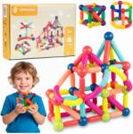 Springos KG0050 BLOCURI MAGNETICE 128 BUC (KG0050) Jucarii de constructii magnetice