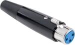  Inne Conector XLR (Canon) priză, negru, metal, (L-WTY0050)