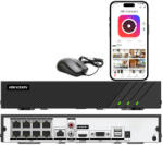 Hikvision DS-7608NI-Q1/8P(E) - Recorder IP 8 canale, 8x PoE, până la 8MPx, Detecție mișcare 2.0 - Hikvision (EC-35775)