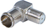 PROLECH Adaptor coaxial conector F înclinat (3263-)