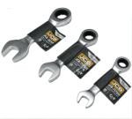 JCB Cheie cu cap plat scurt cu ratchet de 15 mm (FS-58208)