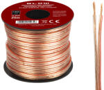 BLOW Cablu pentru difuzoare 2x1, 50 mm transparent 25 m (73-365-)