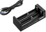  Inne Încărcător pentru baterii 18650 2 x Li-ion 3, 6V/3, 7V USB XTAR MC2 (L-BAT1144) Incarcator baterii