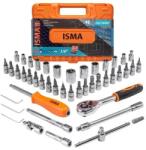 ISMA Set unelte 1/4 biți și capete 46 piese (FS-51107) Set capete bit, chei tubulare