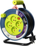 ORNO Tambur de prelungire 15m, 4 prize, verde (O-OR-AE-1339_L)