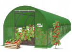 Garden Line TUNEL DE SERĂ DIN FOLIE PENTRU GRĂDINĂ, 10 SEGMENTE, VERDE, DIMENSIUNI 10 x 4 x 2 M *8009 (CH-TUN8009)