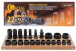 Forstime Set de capete de impact 1/2" 22 buc (FS-57681) Set capete bit, chei tubulare