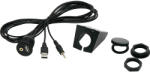  Conector USB + AUX, cablu de 2m pentru montaj (0301-)