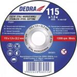 Dedra DEDRA-EXIM 125x1, 0x22, 2 - disc de tăiere pentru inox F13321 (F13321) Disc de taiere