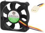 Jing Da Fan Ventilator pentru PC 50x10 12V 5010D12 cu rulment cu bile glisant (85-500-)