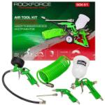 Rock FORCE Set pneumatic pentru compresor 5 în 1 - unelte pneumatice de compresor 5 piese (FS-58014)