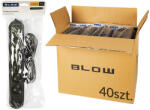 BLOW Prelungitor rețea PS-550 5 prize 3xUSB 5m negru 3x1mm ambalaj (98-528-)