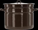 Chomik Oală Emailată Dreaptă 20 L 32 CM Maro S/P *3592 (CH-EMA3592)