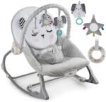 Nukido Șezlong vibrator cu vibrație Nukido - gri (J-705400) Sezlong balansoar bebelusi
