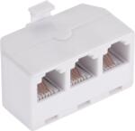  Inne Cablu prelungitor telefonic 6P4C fișă, - 3x6P4C priză TEL0041 (TEL0041)
