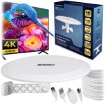 Berdsen Antena internă externă TV ultra HD 4K Berdsen BD-955 albă (J-395500)