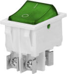 ORNO Întrerupător basculant verde cu lumină LED (O-OR-AE-13179_G_W)
