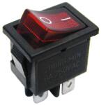  Intrerupător basculant 230V MK1012C roșu 100 buc (2925-)