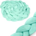 Ricokids Protecție împletită pentru pat 3m - mentă (J-722112)