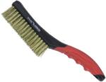 Dedra DEDRA-EXIM Perie din sârmă cu 4 rânduri, DEDRA 2001P22 din alamă, 260mm, mâner din două materiale (2001P22)
