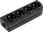 ElgoTech Priză de rețea 3x 230V negru GN-40-2 (L-URZ3274)