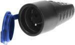 ORNO Priză electrică de cauciuc 2P+Z, neagră (O-OR-AE-1314)