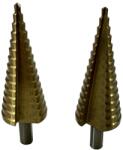 FORSAGE Set de 2 burghie conice escalonate pentru metal și lemn 4-32mm (FS-51930) Burghiu