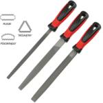 Dedra DEDRA-EXIM Set de pilere pentru metal DEDRA 06C006 200mm, 3 piese (plat, semicircular, circular) (06C006) Pila