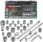 Rock FORCE Set de chei cu tuburi 3/4" 12-fete cutie 26 piese (FS-56226) Cheie tubulara