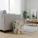 Chomik Coș pentru rufe/jucării 40 x 45 cm rotund ananas, mărime L *4915 (CH-NIZ4915)