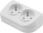 Elgotech Priză dublă 2x 230V alb GN-20 (L-URZ3295)