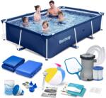 Bestway Piscină de grădină cu cadru 259x170x61 cm set 15 în 1 Bestway 56403N (J-56403N-15W1) Piscina