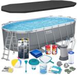 Bestway Piscină de grădină cu cadru 549 x 274 x 122 cm 17în1 Bestway 56710 (56710) Piscina