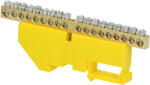 Orno Bloc de distribuție 18 poli galben (O-OR-LZ-8204_18_Y)
