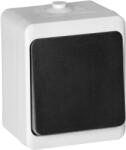 ORNO Buton sonerie AQUATIC MINI IP54, alb/negru (O-OR-OE-7304_WB)