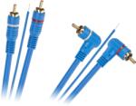  Inne Cablu de legătură RCA 2x - RCA 2x + conductor, 5m unghi/drept (remote) (L-KPO2668-5)