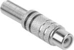 Inne Conector RCA priză, metal 2 benzi negru (L-GNI0065A)