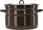 Chomik Oală Emailată Simplă 16 L 32 CM Culoare Maro S/P *3585 (CH-EMA3585)