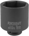 ForceKraft cap de impact adânc 3/4" 76mm cu șase colțuri (FS-58412) Set capete bit, chei tubulare