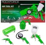Rock FORCE ROCKFORCE Set de unelte PNEUMATICE 5 în 1 pentru COMPRESOR cu 5 ELEMENTE (FS-58013)
